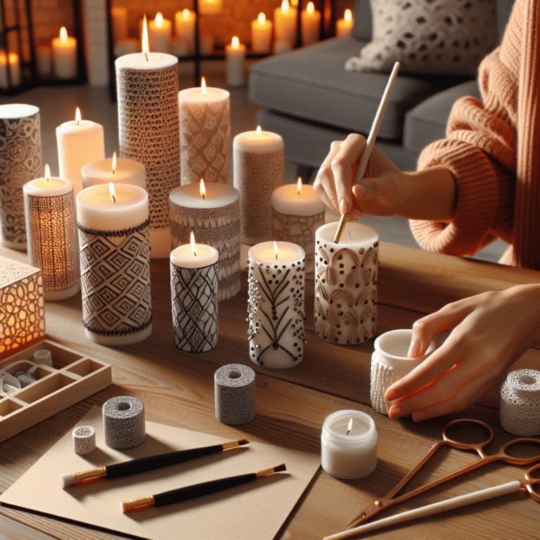 como decorar velas em casa: truques simples e elegantes