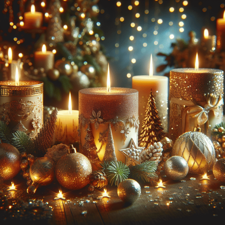 decore seu Natal com velas exclusivas: magia e brilho