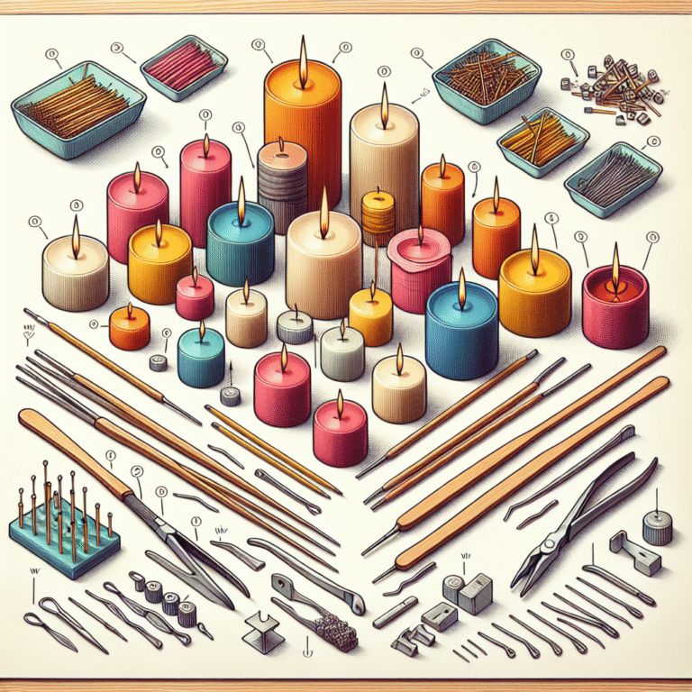 passo a passo para posicionar pavios em velas