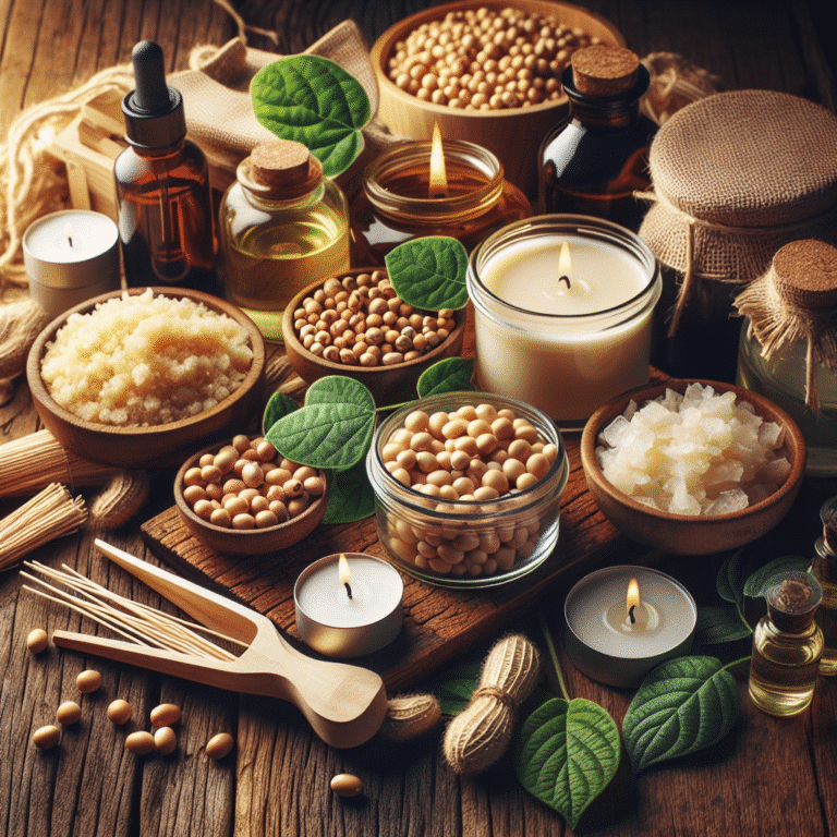 como fazer vela de soja utilizando ingredientes naturais