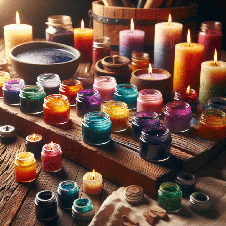 corantes para velas artesanais: como escolher o melhor