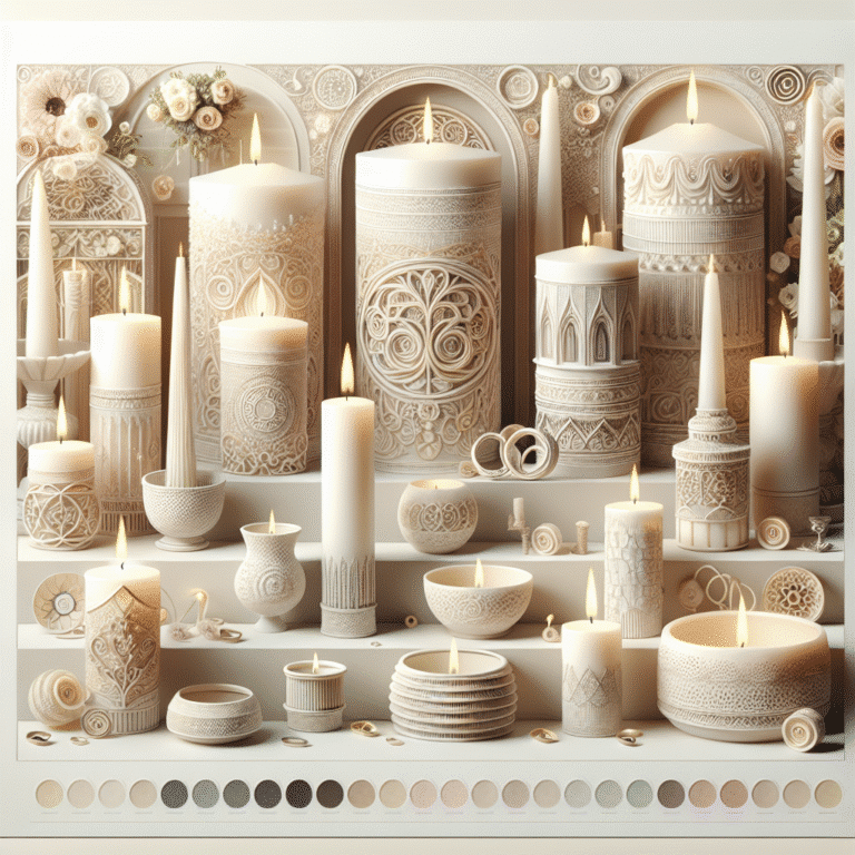 velas artesanais para casamento: detalhes que encantam