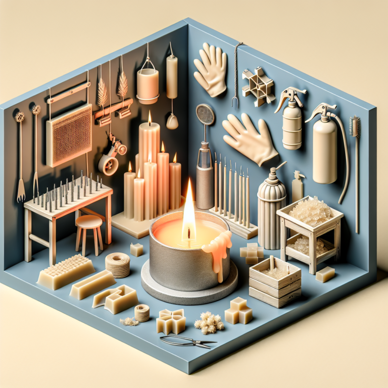 técnicas de segurança para fazer velas