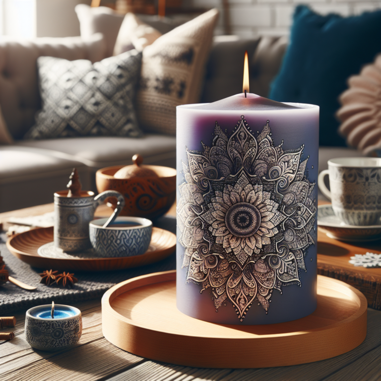 elegância em casa: receita de vela decorativa com corante