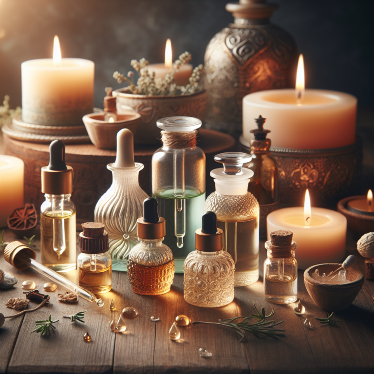 óleos essenciais para velas aromáticas