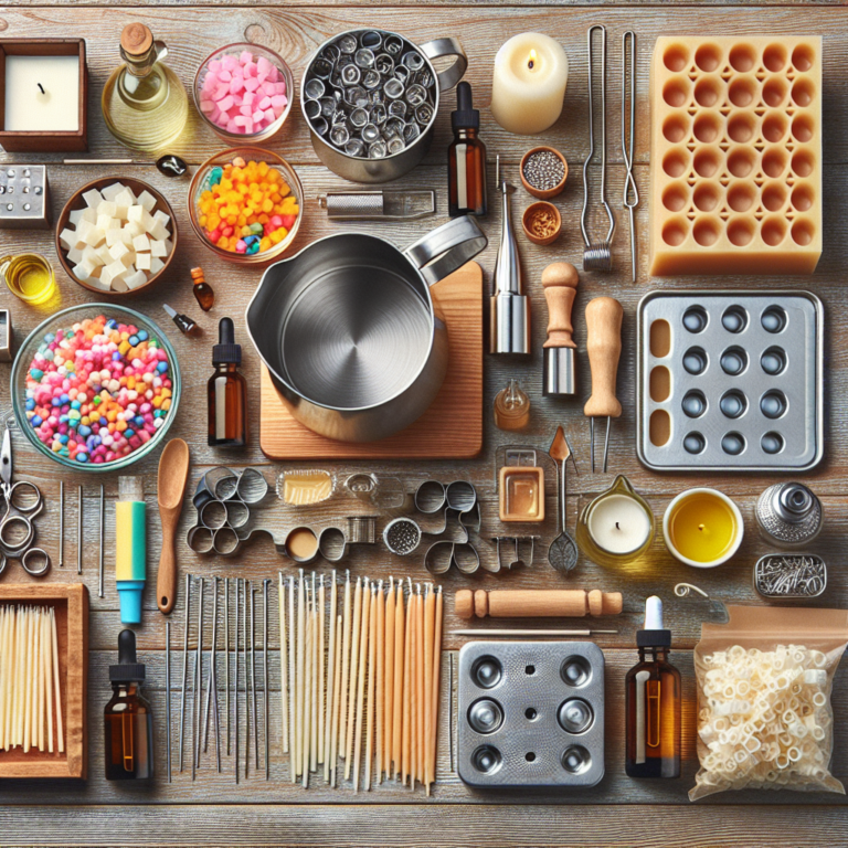 kits de fabricação de velas caseiras: o que incluir