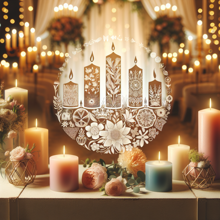 velas artesanais para casamento: um toque pessoal na celebração