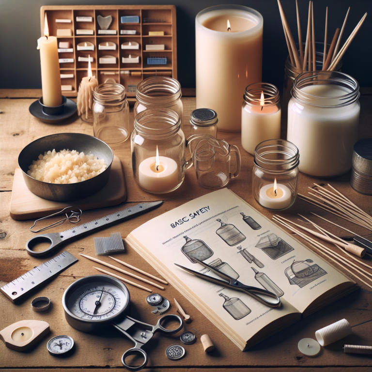 ferramentas seguras para velas artesanais:  dicas de segurança.