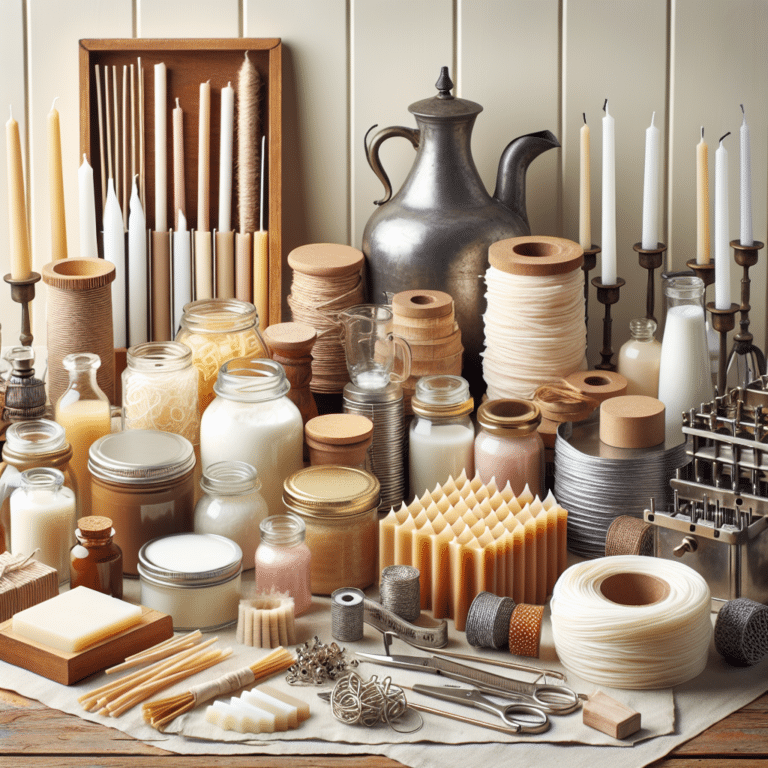 kits de fabricação de velas caseiras