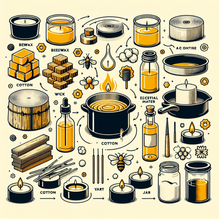 como preparar cera para velas