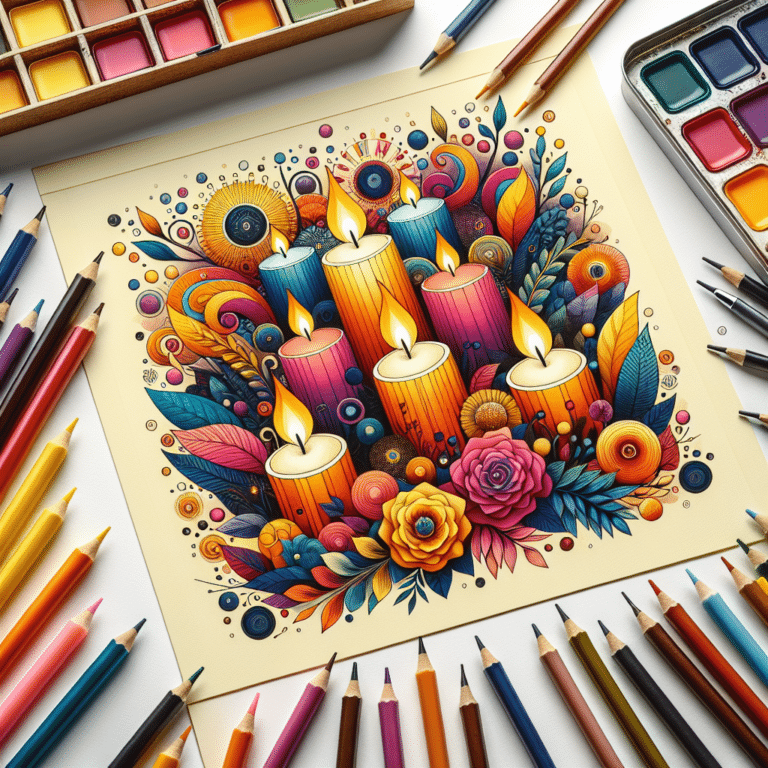 como obter cores vibrantes e uniformes em velas