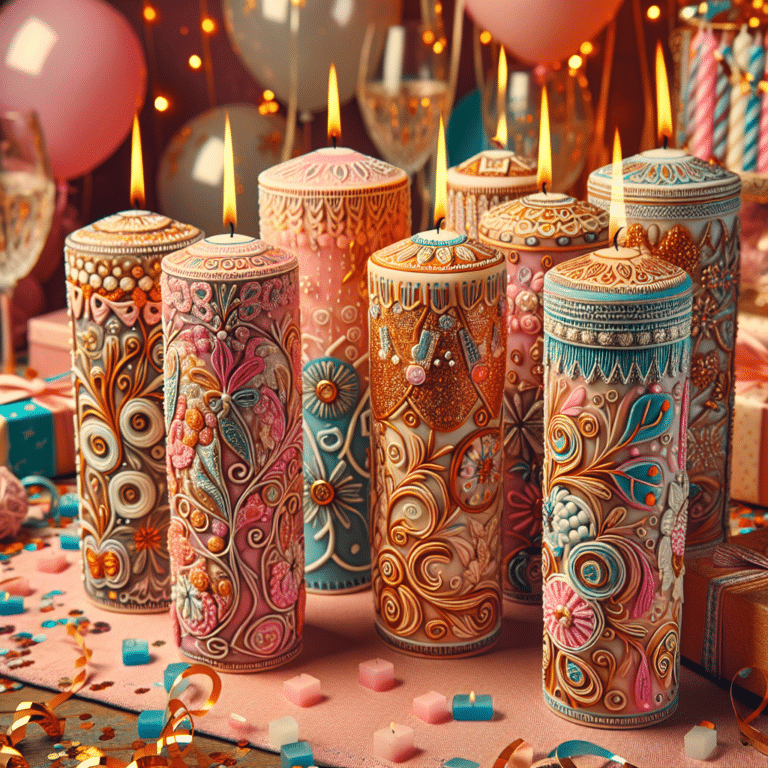 velas artesanais para festas: crie momentos inesquecíveis