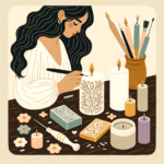como decorar velas em casa: um toque pessoal