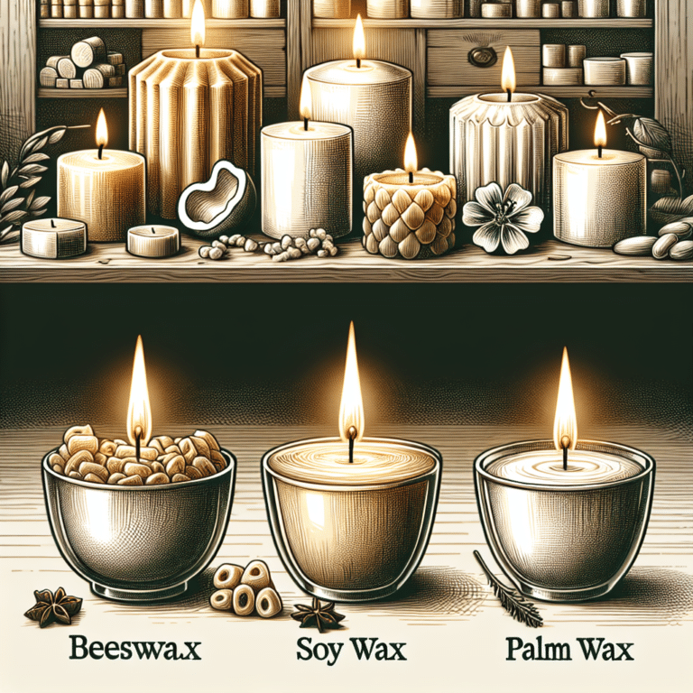 como escolher a cera perfeita para suas velas
