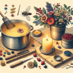 receita de vela decorativa com corante natural
